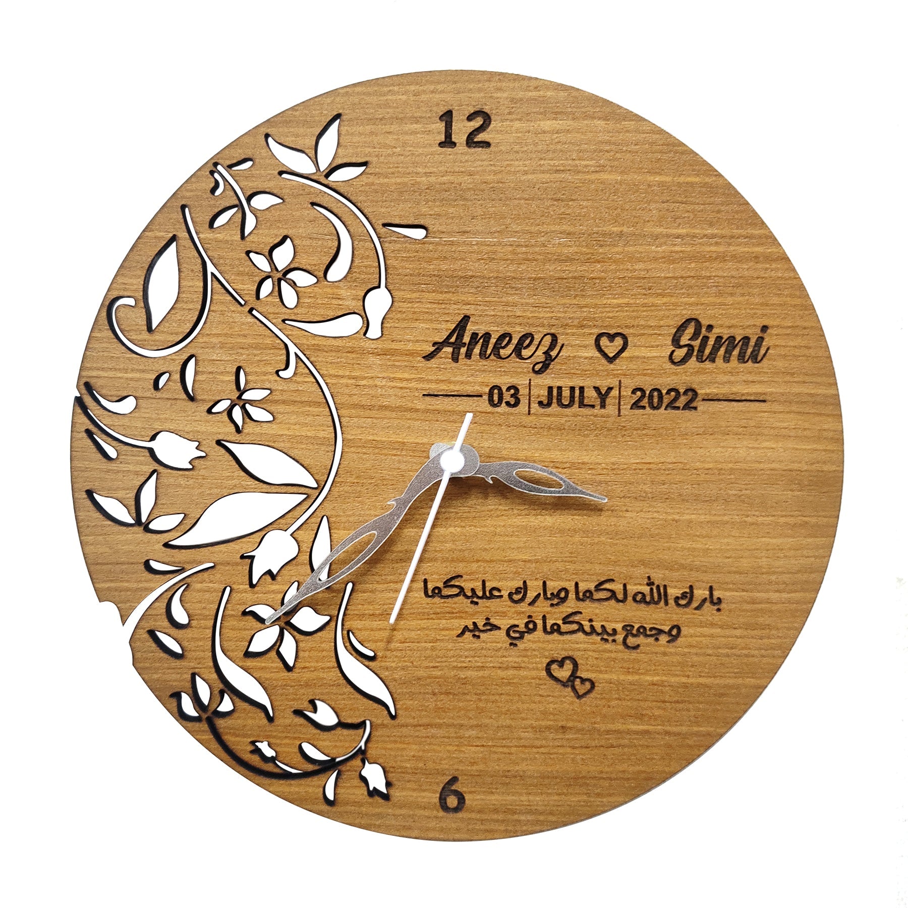 First Wedding Anniversary Gift for Her 1st Wedding Anniversary Gift for Her  Personalized Wall Clock Wood Burning Art - Etsy | Cadeaux en bois, Cadeaux  personnalisés, Cadeaux de noël personnalisés